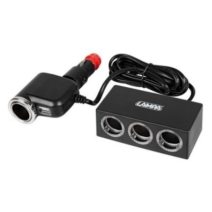 Conector bricheta - 4+1 - 12/24V + USB