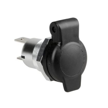 DIN - socket - 12/24V - metal