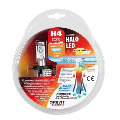 Bec cu halogen H4 - 9-32V - LED - 20W