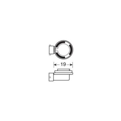 Bec cu halogen H11 - 10-30V - LED - 25W