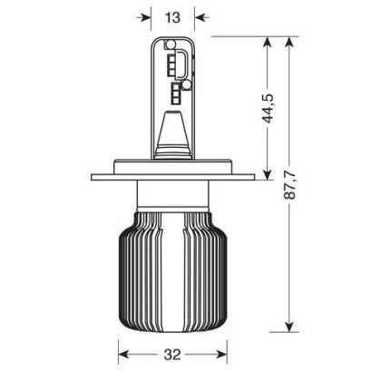 Халогенни крушки BLADE - H4 - 9-32V - 24 LED - 20W (2 броя)