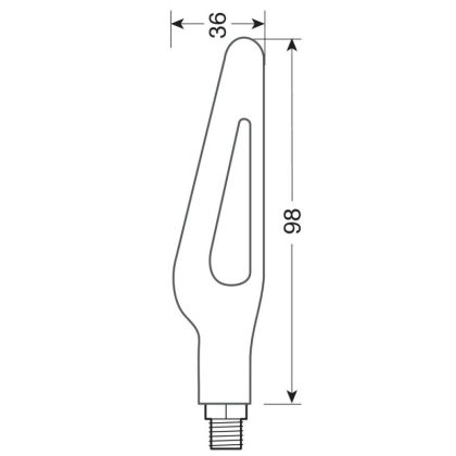 Led динамик мигачи 12V Glory SQ