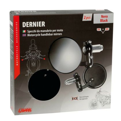 Motorcycle mirrors black Dernier