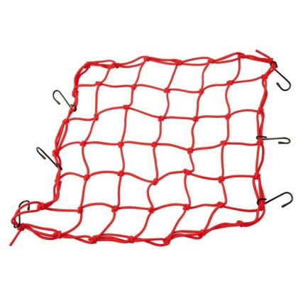 Luggage net Spider 42x42cm red