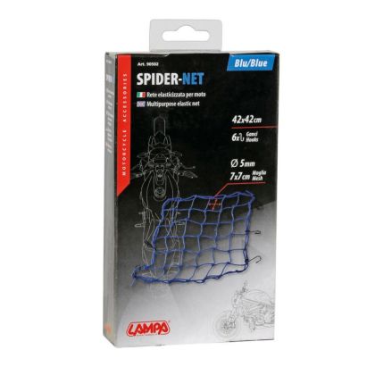 Luggage net Spider 42x42cm blue