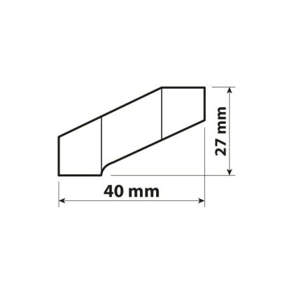 Offset mirror extension - M8 thread right