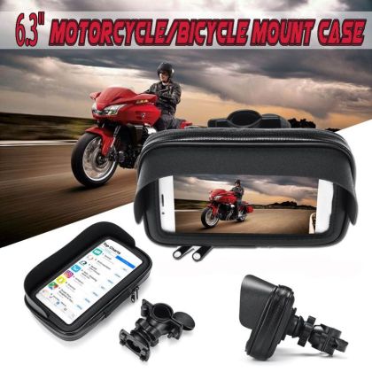 Husa universala pentru telefon impermeabila 16 cm pentru motocicleta