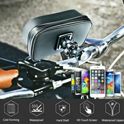 Husa universala pentru telefon impermeabila 16 cm pentru motocicleta