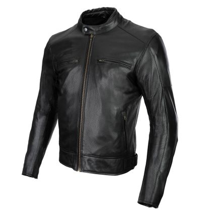 Leather jacket SECA BONNEVILLE PERFORATED