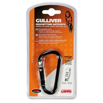 Locking carabiner - Gulliver black