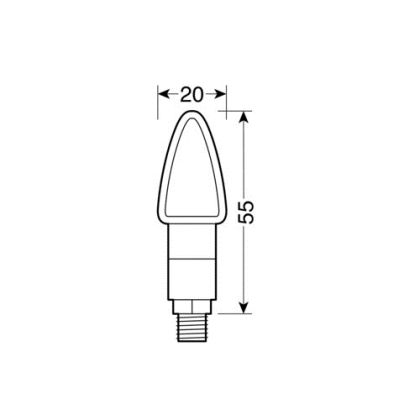 Indicatoare LED ATOM BLACK – 90101