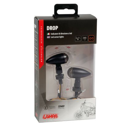 Ένδειξη LED DROP BLACK - 90482