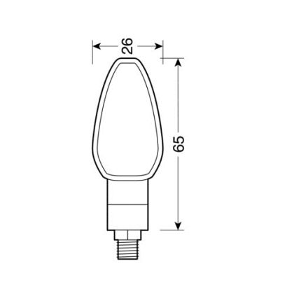 Ένδειξη LED TUAREG BLACK- 90098