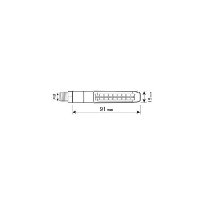 LED мигачи Victory Rear 91623