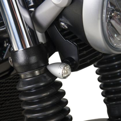 Indicatoare LED pentru motociclete BARRACUDA S-LED B-LUX SILVER