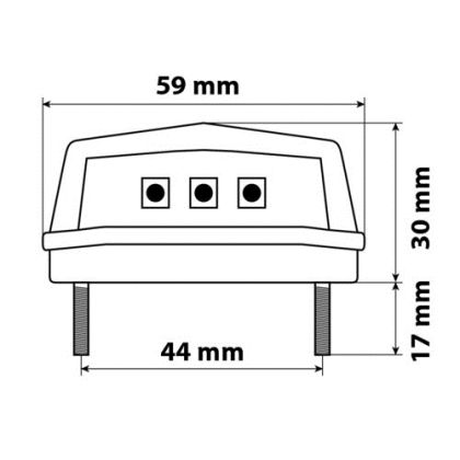 LED-Illuminator for number 90166