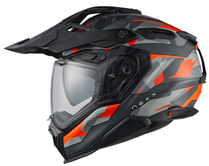 Adventure helmet NEXX X.WED3 TRAILMANIA GRAY ORANGE MATT