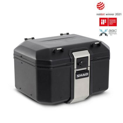 Aluminum motorcycle suitcase SHAD TR48 Black - 48 liters