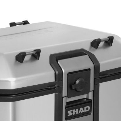 Aluminum motorcycle suitcase SHAD TR55 - 55 liters