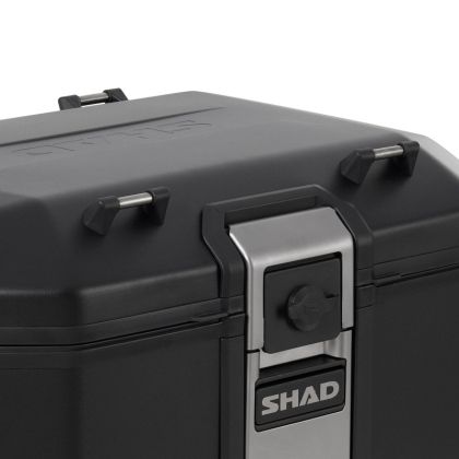 Aluminum motorcycle suitcase SHAD TR55 Black - 55 liters