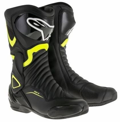 Μπότες ALPINESTARS SMX-6 V2 ΜΑΥΡΟ/ΚΙΤΡΙΝΟ