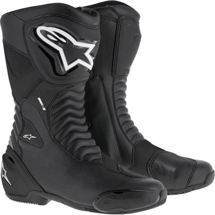 Μποτάκια ALPINESTARS SMX-S ΜΑΥΡΟ/ΜΑΥΡΟ