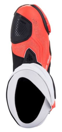 Boots ALPINESTARS SUPERTECH R VENTED ORANGE/WHITE