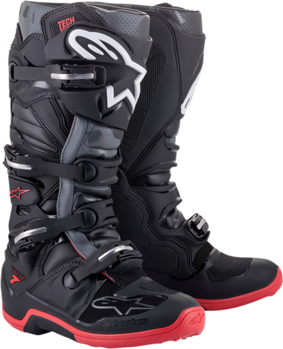 Boots ALPINESTARS TECH 7 BLACK/GRAY/RED