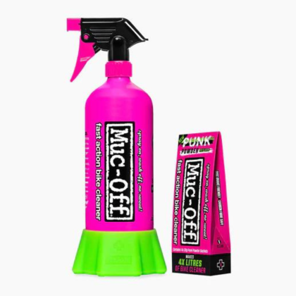 Muc-Off Reusable Bottle and Cleaner -4 Pack