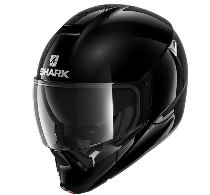 City helmet SHARK EVOJET BLACK GLOSS