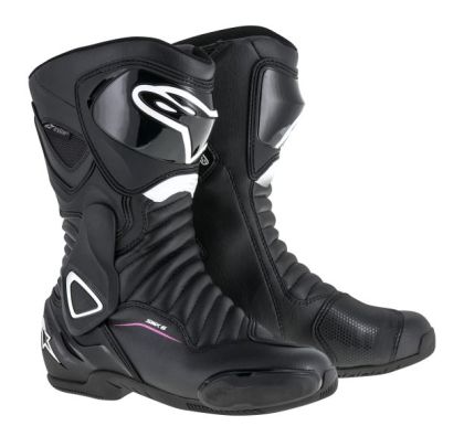 Women's boots ALPINESTARS STELLA SMX-6 V2 DRYSTAR BLACK/WHITE/FUCH