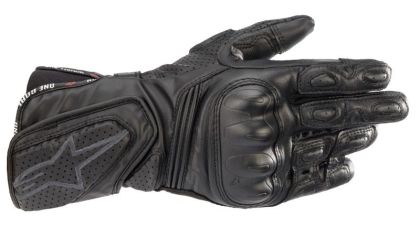 LADIES' LEATHER MOTORCYCLE GLOVES ALPINESTARS STELLA SP-8 V3 BLACK