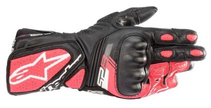 MANUSI MOTO DAMA PIELE ALPINESTARS STELLA SP-8 V3 NEGRU/ROZ