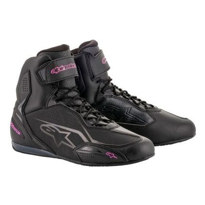 Ghete moto dama ALPINESTARS STELLA FASTER-3 BLACK/FUCHSIA