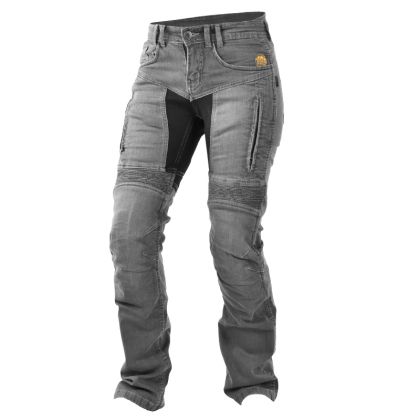 Women's motorcycle jeans TRILOBITE 661 PARADO REGULAR FIT GRAY