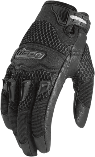 Women's motorcycle gloves ICON TWENTY-NINER - BLACK