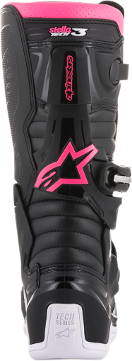 Дамски мотокрос ботуши ALPINESTARS Stella Tech 3 BLACK/WHITE/PINK