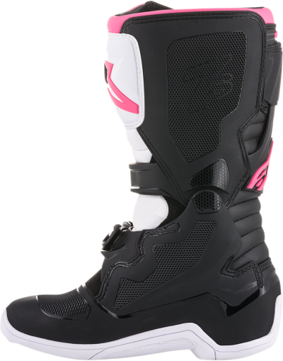 Дамски мотокрос ботуши ALPINESTARS Stella Tech 3 BLACK/WHITE/PINK