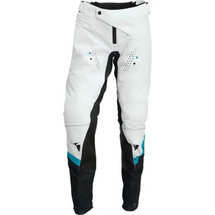 Pantaloni de motocross pentru femei THOR WOMEN'S PULSE REV MIDNIGHT/WHITE