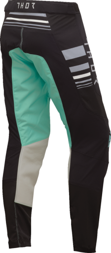 Pantaloni de motocross pentru femei THOR PRIME BLAZE BLACK/TEAL