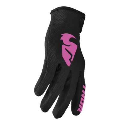 Дамски мотокрос ръкавици THOR WOMEN'S SECTOR BLACK/PINK