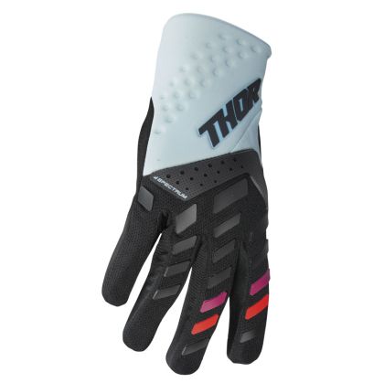 THOR WOMEN'S SPECTRUM BLACK/LIGHT MINT women's motocross gloves