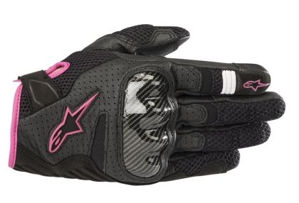 Women's gloves ALPINESTARS STELLA SMX-1 AIR V2 BLACK/PINK