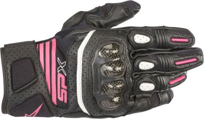 Mănuși de damă ALPINESTARS STELLA SP-X AIR CARBON V2 Negru/Fuchsia