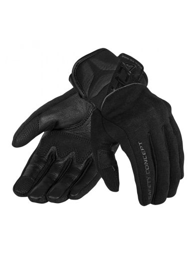 Women's textile gloves SECA X-STRETCH BLACK