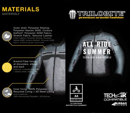 Дамско лятно яке TRILOBITE 2093 All ride summer Tech-Air