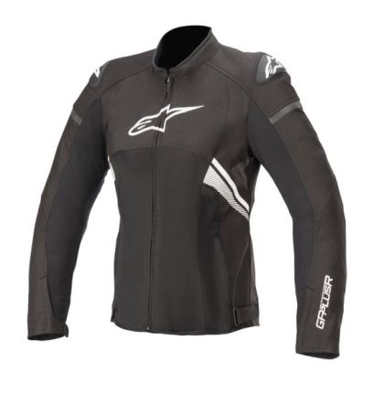 ALPINESTARS STELLA T-GP PLUS R V3 AIR BLACK/WHITE γυναικείο μπουφάν μοτοσικλέτας