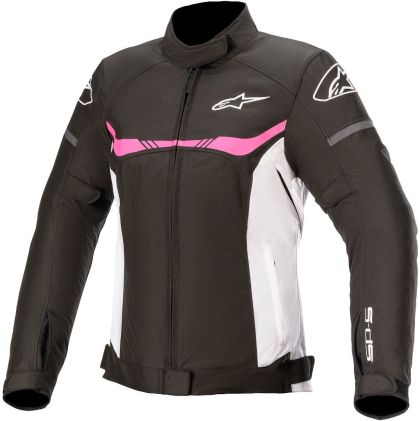 ALPINESTARS T-SPS WATERPROOF BLACK/WHITE/FUCHSIA women's motorcycle jacket