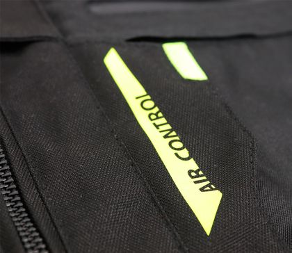 Γυναικείο μπουφάν μοτοσικλέτας TRILOBITE 2091 Rideknow Tech-Air® BLACK/YELLOW FLUO