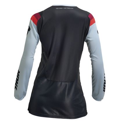 THOR WOMEN'S PULSE REV BLACK/MINT Women's Motocross Jersey